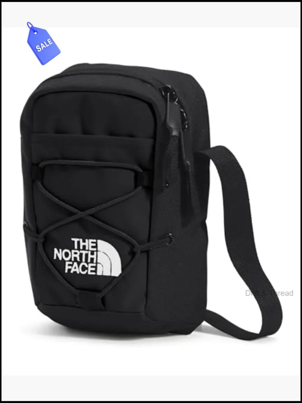 Crossbody Sling Bag with Bungee System, Adjustable Strap, Water-Repellent